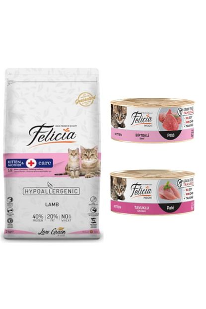 Felicia Kitten Motherbaby Kuzulu Kedi Mamasi 2 Kg Kitten Konserve 2 Adet Trendyol