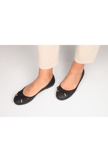 Eti Butik Kadin Siyah Gunluk Rahat Babet Eti Butik Trendyol