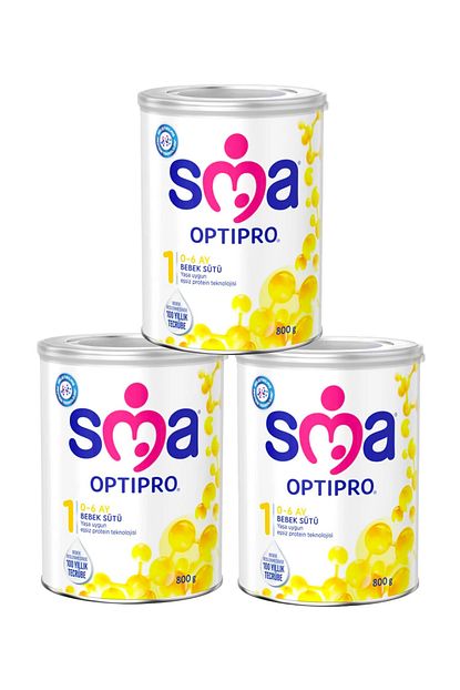 Sma Optipro Bebek Sutu 1 Numara 800 Gr X 3 Adet Trendyol