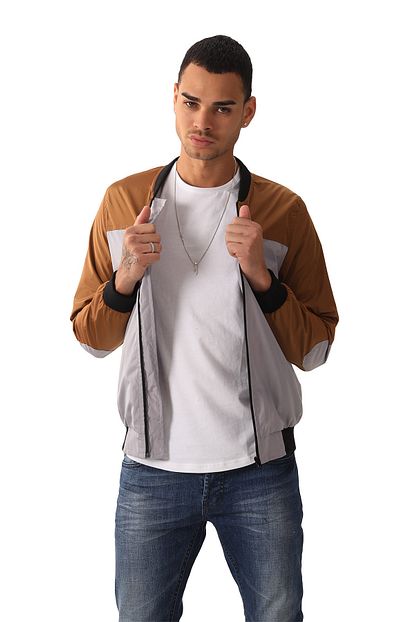 Densmood Erkek Turuncu Slim Fit Iki Renk Ceket Trendyol