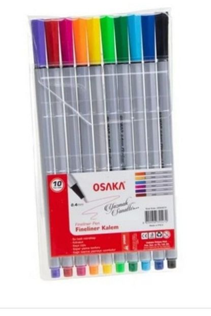 osaka igne ince uclu keceli kalem 10 lu
