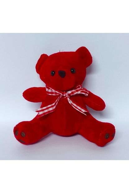 Brother Toys Kirmizi Keliteli Pelus Ayicik Uyku Arkadasi Ve Araba Cami Susu 20 Cm Trendyol