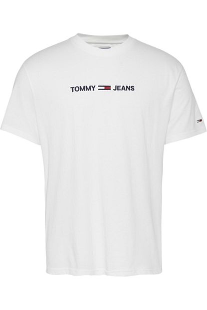 Tommy Hilfiger Erkek Beyaz Tisort Trendyol
