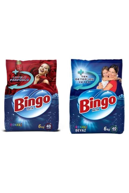 Bingo Renkli Ve Renkli Beyaz Koruma 6 6 12 Kg Toz Matik Deterjan Trendyol