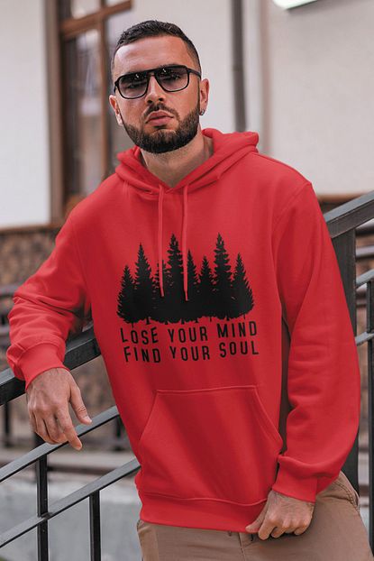Tonny Mood Erkek Kirmizi Kapsonlu Sweatshirt Trendyol