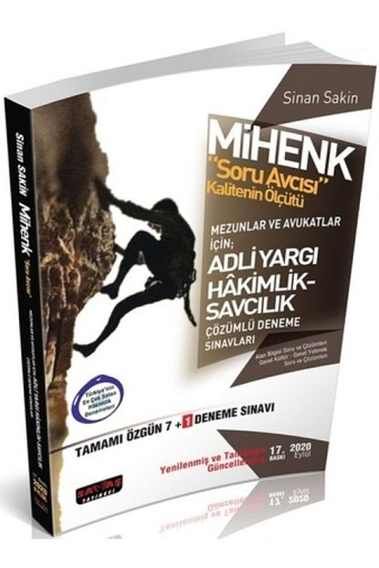 Savas Yayinlari Mihenk Soru Avcisi Adli Hakimlik 7 1 Deneme Mezunlar Ve Avukatlar Icin Guncel 17 Baski Eylul 2020 Trendyol