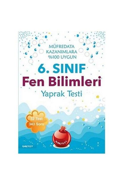 Nartest Yayinevi Nartest 6 Sinif Fen Bilimleri Yaprak Testi Trendyol