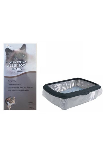 Birgi Beyaz Poseti Battal Boy Kedi Tuvalet Kabi 12 Li Trendyol