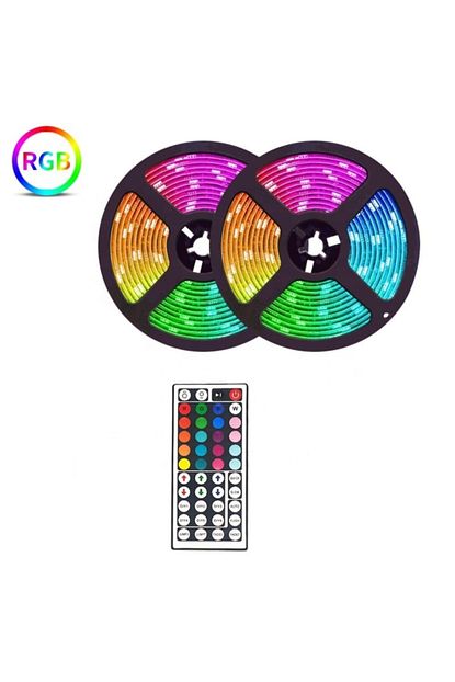 merkez ticaret serit led ic ve dis mekan 3 cipli 5 metre kumandali tek serit kumandali led rgb 1 adet fiyati yorumlari trendyol
