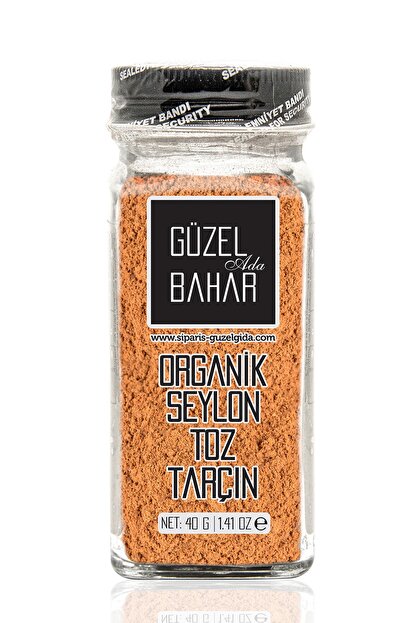 guzel gida organik seylon toz tarcin 40 gr tuzluklu fiyati yorumlari trendyol