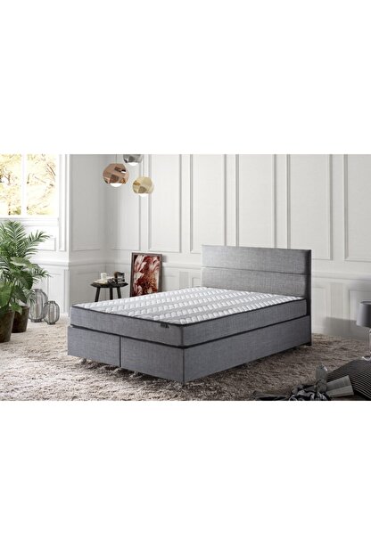 niron yatak niron silver yatak baza baslik seti 120x200 tek kisilik full ortopedik yatak gri keten baza baslik fiyati yorumlari trendyol
