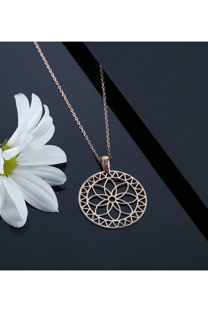 Istanbul Gumus Lotus Tasarim Kolye Trendyol