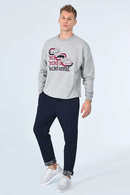 Ecko Unltd Piq Lacivert Oversize Erkek Chino Pantolon Trendyol