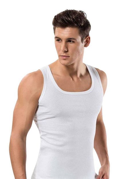 Erdem Ic Giyim Erkek Beyazkaskorse Atlet 1128 Trendyol