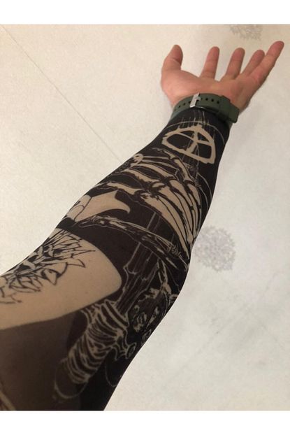 one spray tattoo zar dovmesi cift kol 2 adet giyilebilir corap dovme fiyati yorumlari trendyol