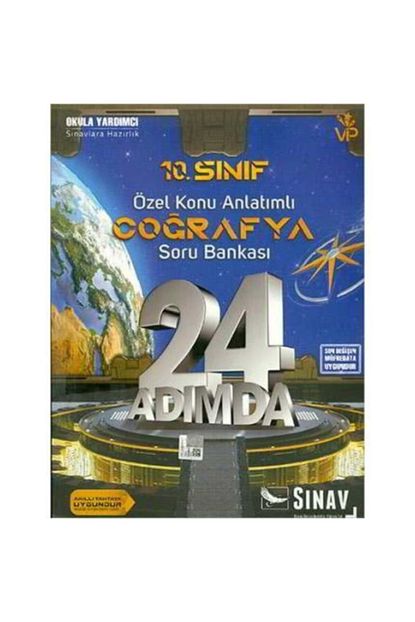 Sinav Yayinlari 10 Sinif Cografya 24 Adimda Ozel Konu Anlatimli Soru Bankasi Sin Trendyol