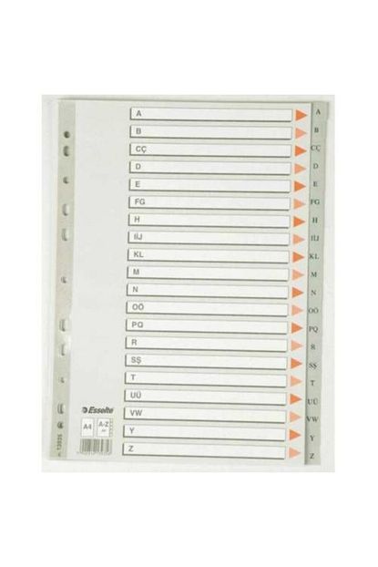 Esselte Dosya Ayraci A Z Harfli 13935 A4 Seperator Trendyol