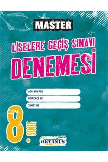 Okyanus Yayinlari 8 Sinif Master Lgs Deneme Sinavi Trendyol