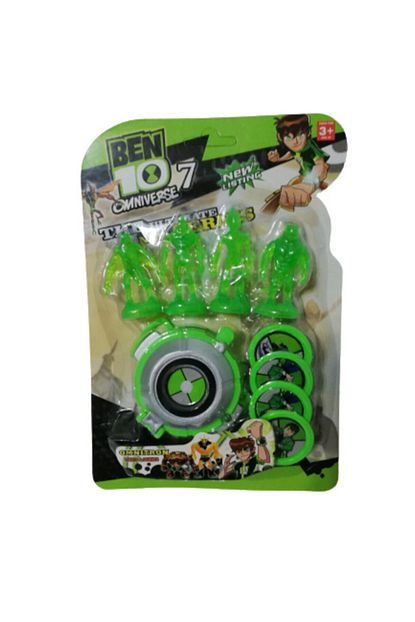 Ben 10 Saati Isikli 4 Figur 4 Adet Tasolu Oyuncak Trendyol