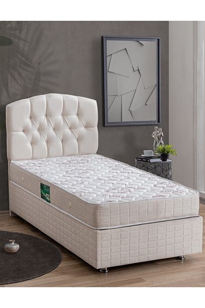 Setay Krem Efes Baza Baslik Comfort Ortopedik Yatak Seti 90x200 Trendyol