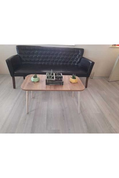 Hesa Ahsap Cam Agaci Desenli Orta Sehpa Trendyol