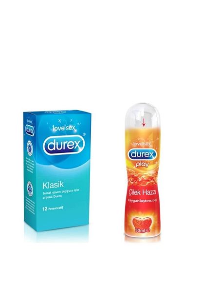 Durex Klasik Prezervatif 12 Li Cilekli Kayganlastirici Jel Trendyol