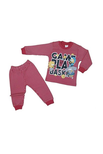 Supermini Erkek Bebek Cizgi Film Baskili Pijama Takimi Trendyol