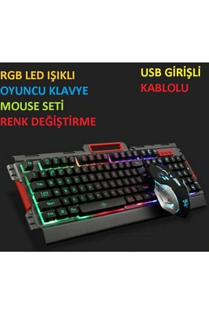 junglee oyuncu klavye mouse seti
