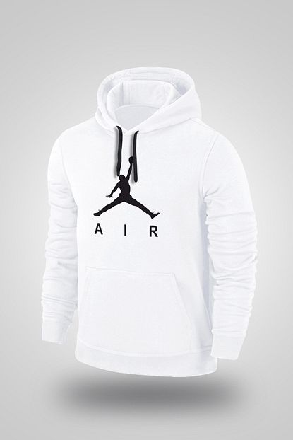 Egesol Erkek Air Jordan 03 Beyaz Nba Erkek Kapsonlu Sweatshirt Hoodie Trendyol