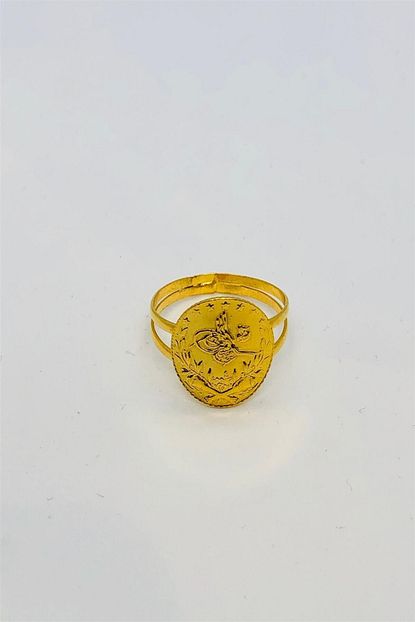 Trendgold 22 Ayar Resat Ceyregi Altin Yuzuk Trendyol
