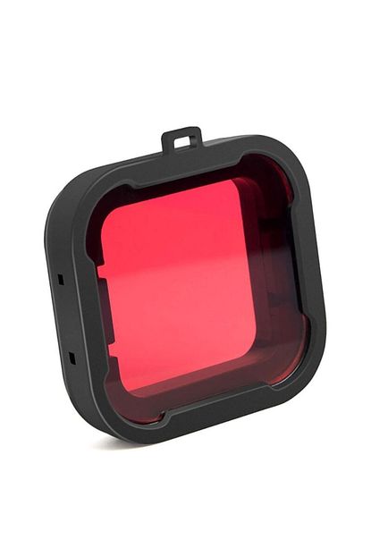 Knmaster Gopro Hero 3 4 40m Housing Uyumlu Filtre Kirmizi Trendyol