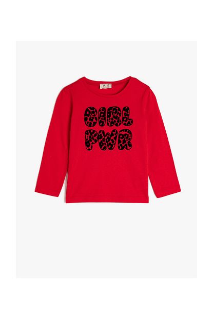 Koton Kids Kirmizi Kiz Cocuk T Shirt Trendyol