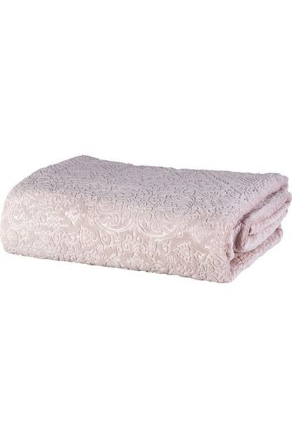 Karaca Home Rauqel Pudra Cift Kisilik Embosy Battaniye Trendyol