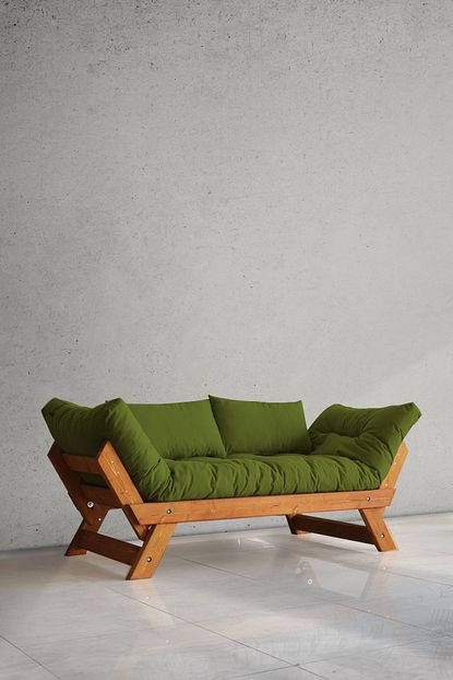 222 Concept Adalar Modern Ahsap Yesil Renk Kanepe Trendyol