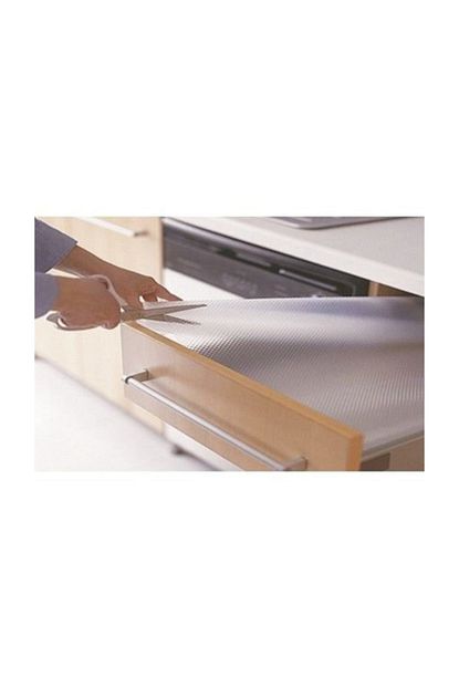 Sermat Seffaf Kaydirmaz Raf Dolap Ve Cekmece Ortusu 45 Cm X 10 M Trendyol
