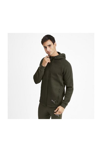 Puma Evostripe Kapusonlu Fermuarli Erkek Ceket Trendyol