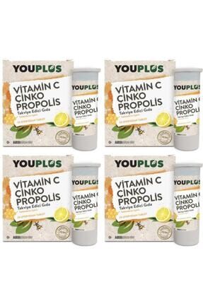 Abdiibrahim Youplus Vitamin C Cinko Propolis Efervesan Tablet Takviye Edici Gida 4 Adet Trendyol