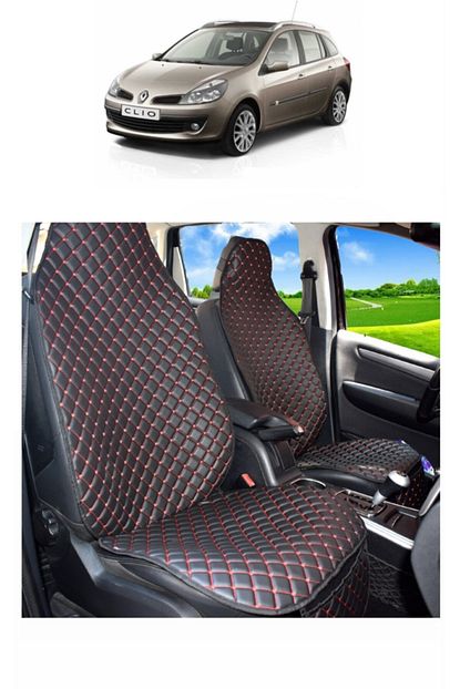 coverplus kirmizi on 2 adet renault clio 2 st wagon uyumlu takmatik oto koltuk minderi deri kilif fiyati yorumlari trendyol