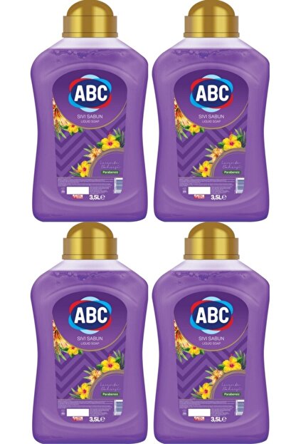 Abc Sivi El Sabunu Lavanta Bacesi 3500 Ml X 4 Adet Trendyol