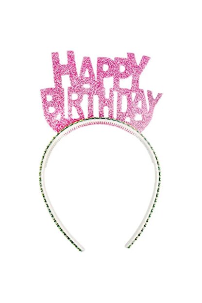 Cakes Party Evadan Tac Simli Kenari Tas Suslemeli Happy Birthday Yazili Altin Trendyol