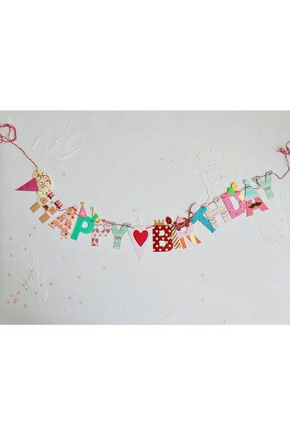 Ohlala Party Makaron Renkli Happy Birthday Yazili Duvar Susu Trendyol