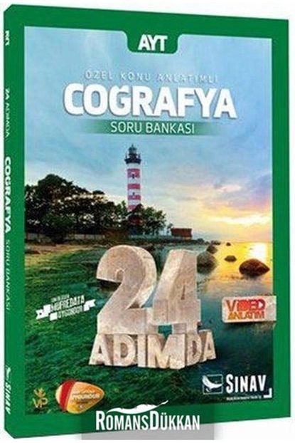 Sinav Yayinlari Sinav Ayt Cografya 24 Adimda Ozel Konu Anlatimli Soru Bankasi Trendyol