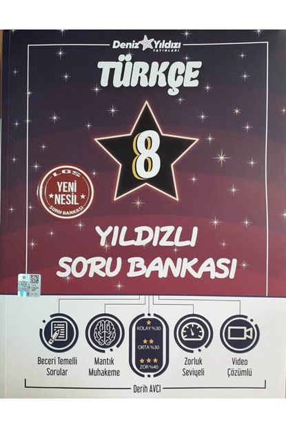 Deniz Yildizi Yayinlari Deniz Yildizi 8 Sinif Lgs Turkce Soru Bankasi 2021 Lgs Kitaplari Trendyol