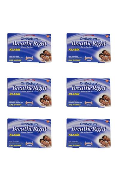 Breathe Right Burun Bandi Normal Boy 10 Adet 6 Li Paket Trendyol