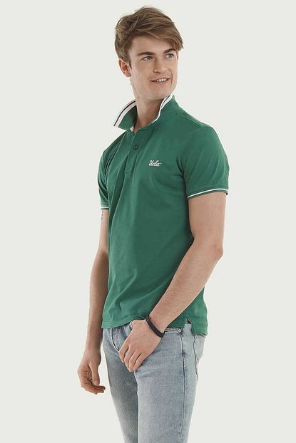 Ucla Yesil Polo Yaka Erkek T Shirt Trendyol