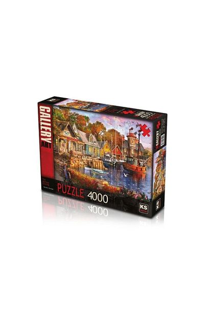 Ks Games The Harbour Evening 4000 Parca Puzzle 23504 Trendyol