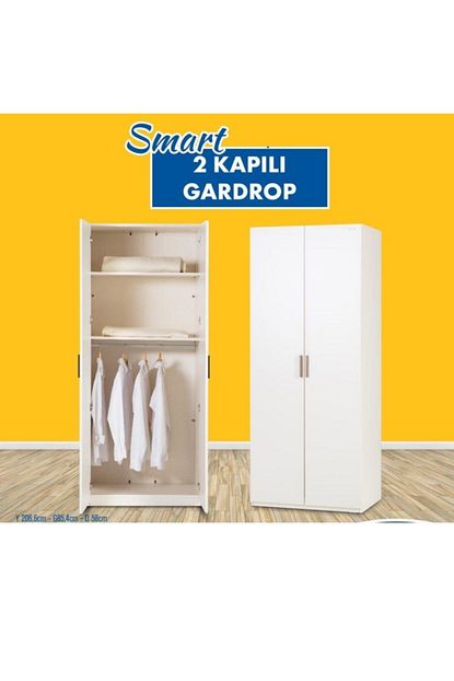 Bellona Smart Gardrop 2 3 Kapili Elbise Dolabi Genc Odasi Dolap Trendyol