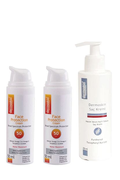 Dermoskin Face Protection Spf 50 2 Li Avantaj Paket Sac Kremi Hediye Trendyol