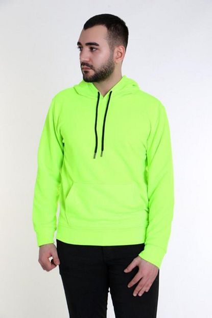 Ms Store Erkek Yesil Kapsonlu Sweatshirt Trendyol