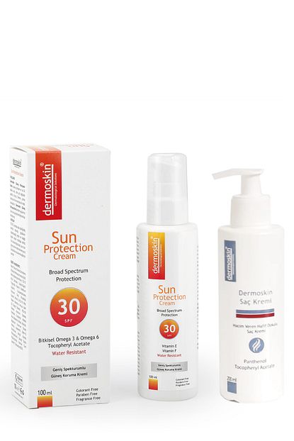 Dermoskin Gunes Koruyucu Krem Spf 30 Sac Kremi Hediyeli Avantaj Paket 200 Ml Trendyol